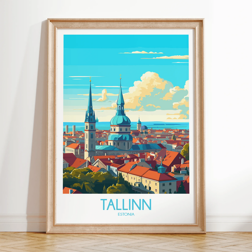 Tallinn Destination Art Gift