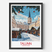 Tallinn Destination Art Gift