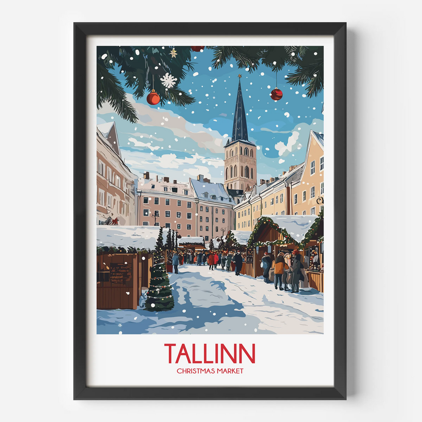 Tallinn Destination Art Gift