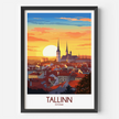 Tallinn Destination Art Gift