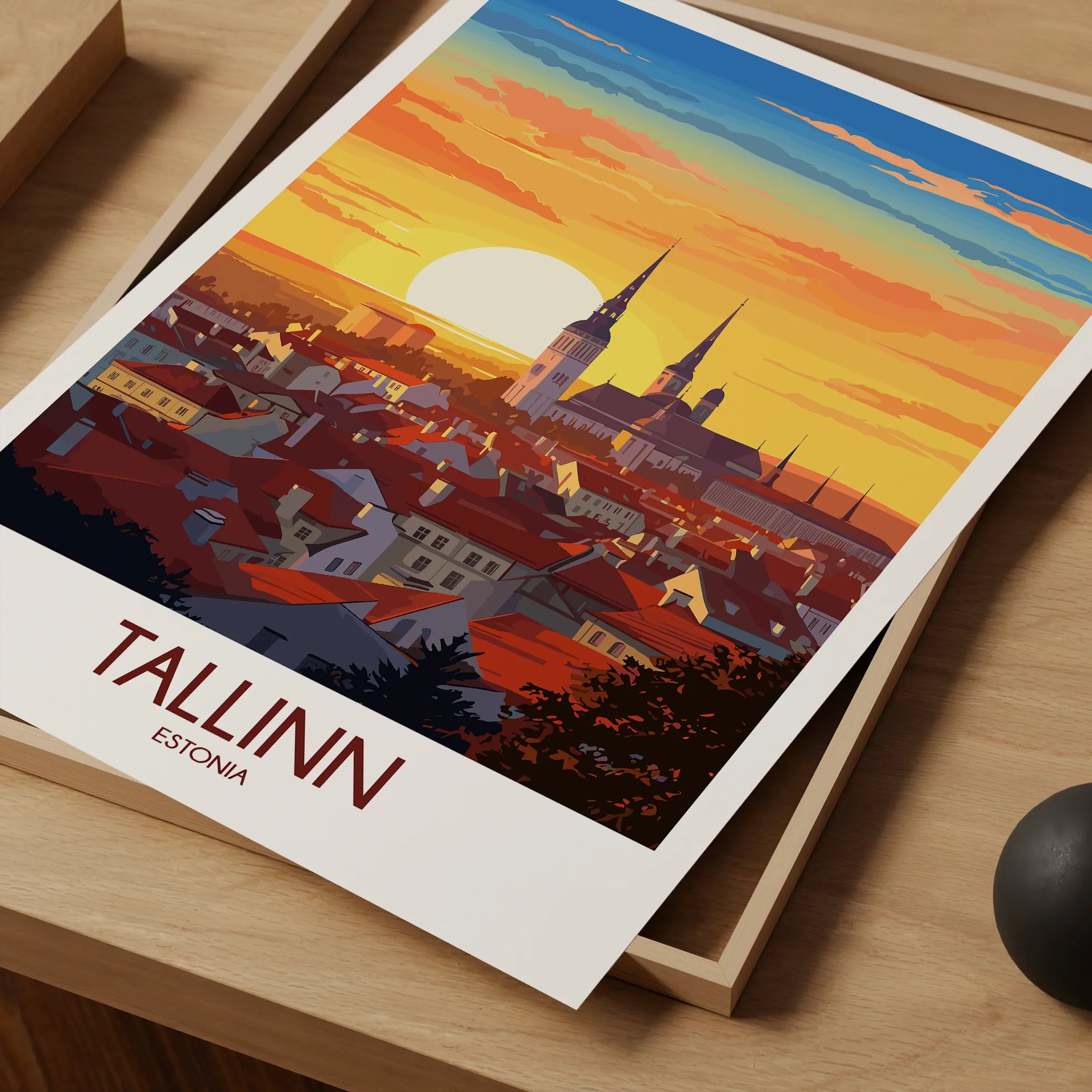 Tallinn Scenic Landscape Art