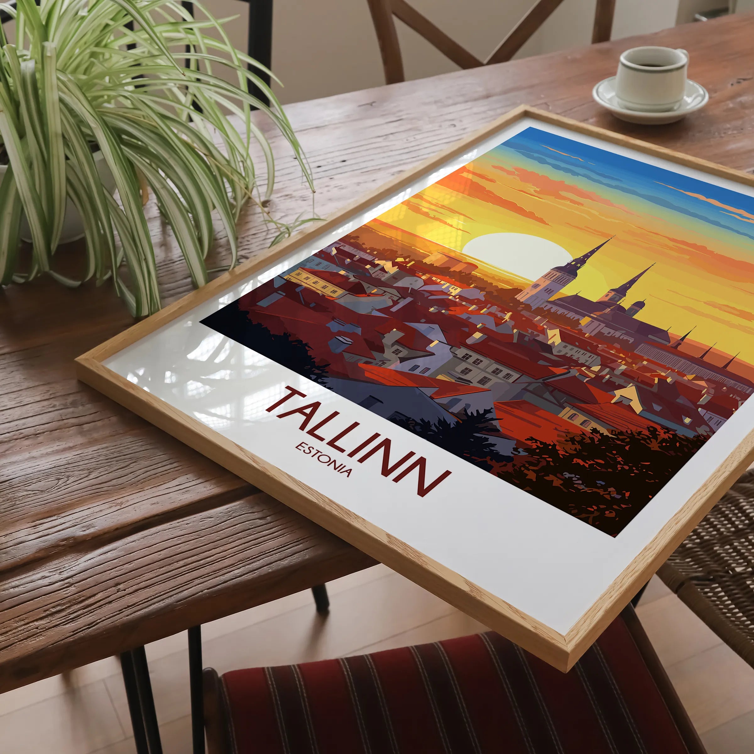 Tallinn Souvenir Poster Print