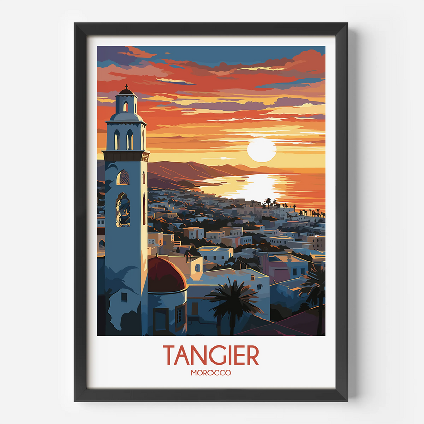 Tangier Destination Art Gift