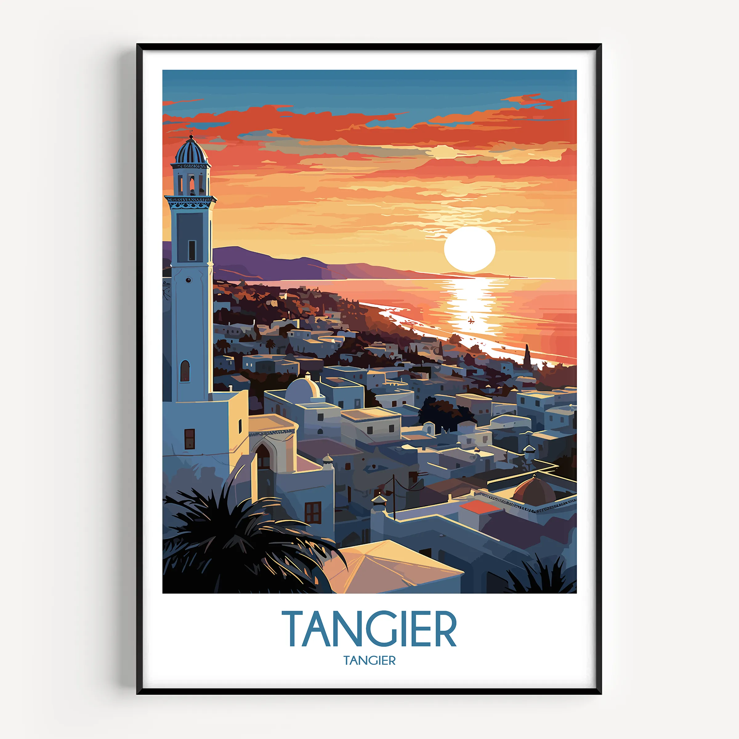 Tangier Destination Art Gift