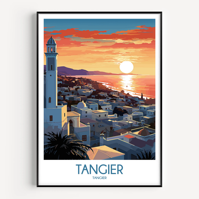 Tangier Destination Art Gift