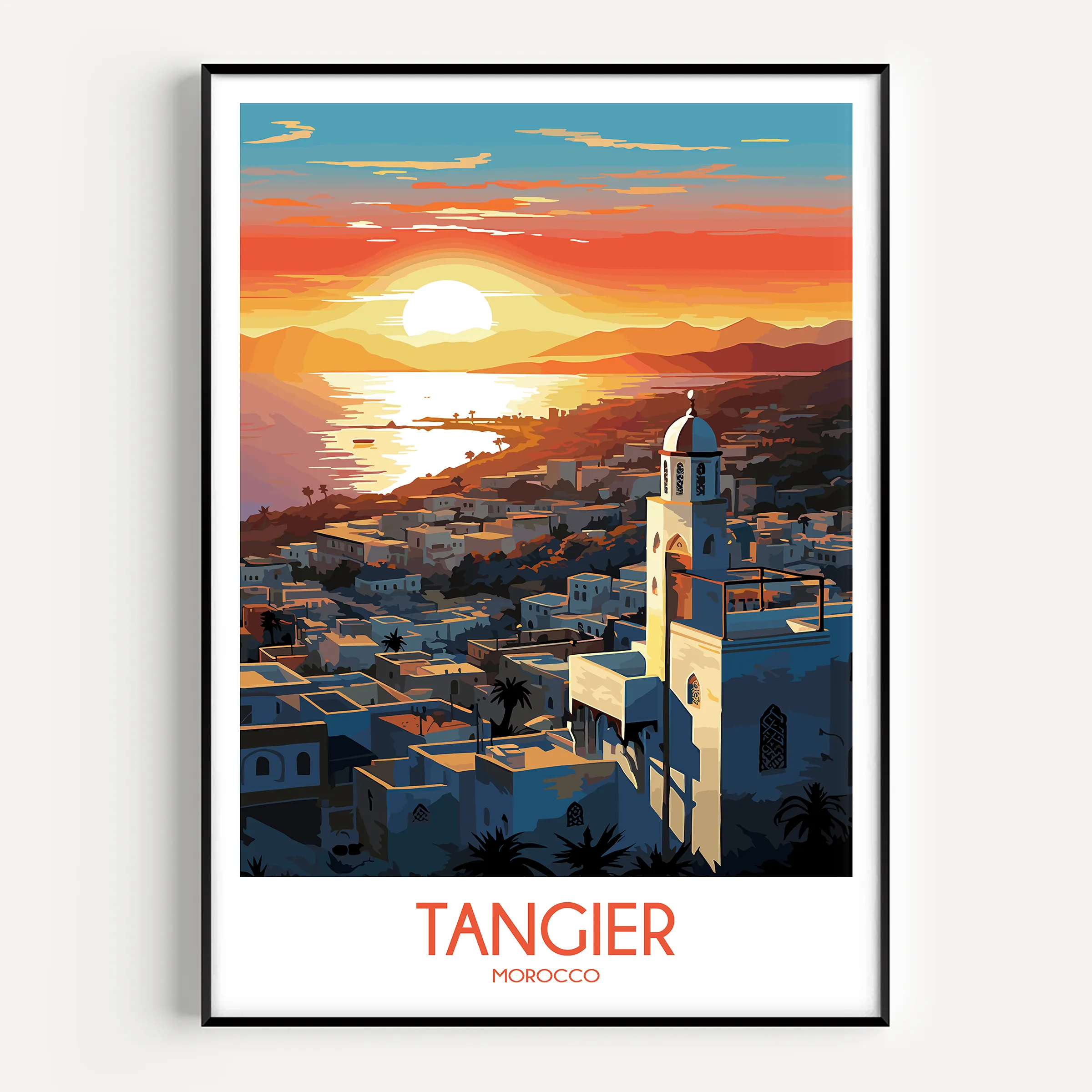 Tangier Destination Art Gift