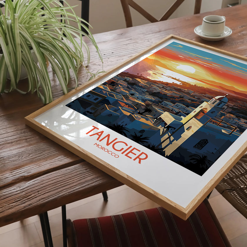 Tangier Modern Travel Poster