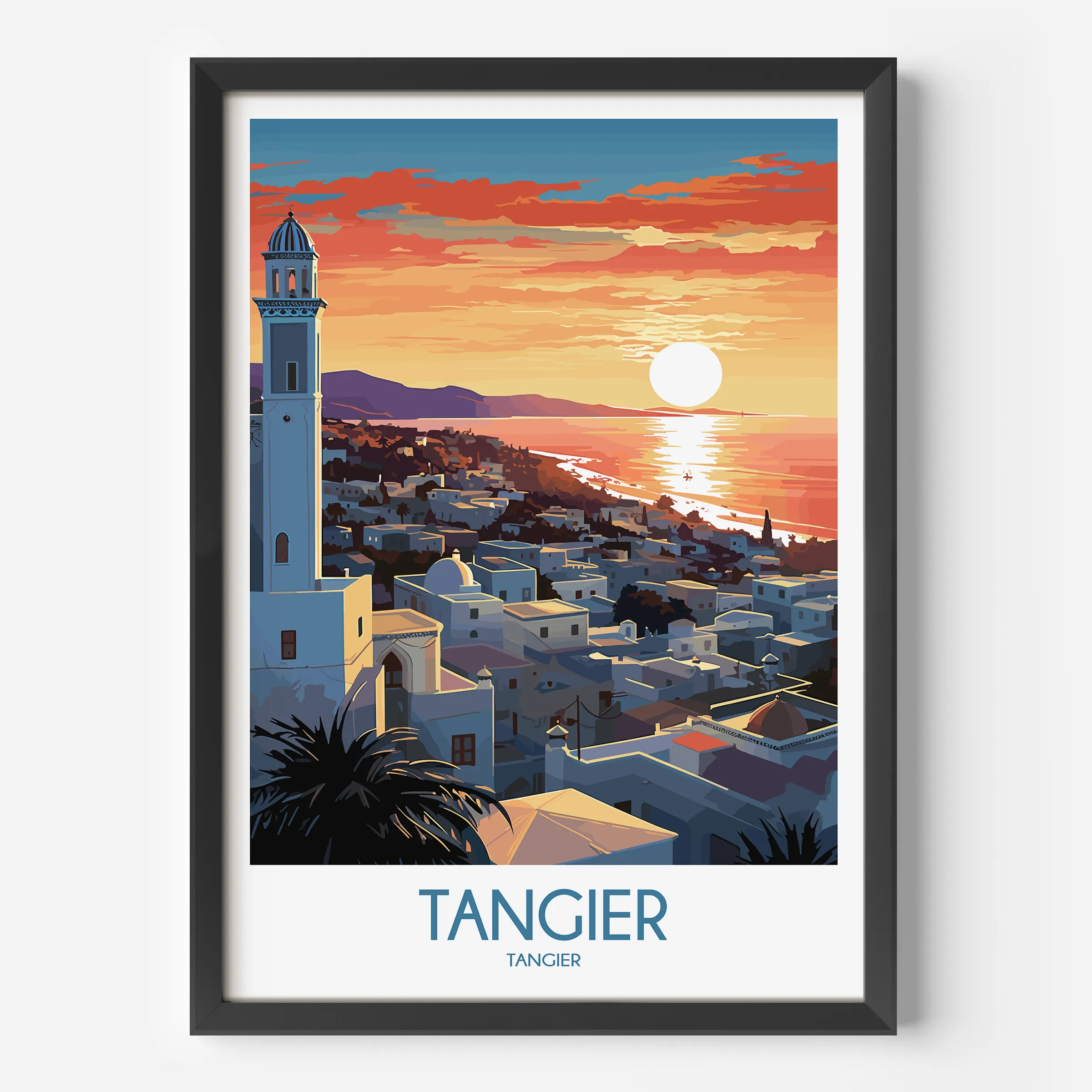 Tangier Modern Travel Poster