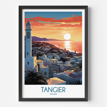 Tangier Modern Travel Poster