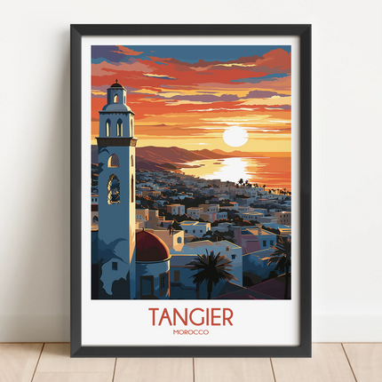 Tangier Retro Travel Illustration