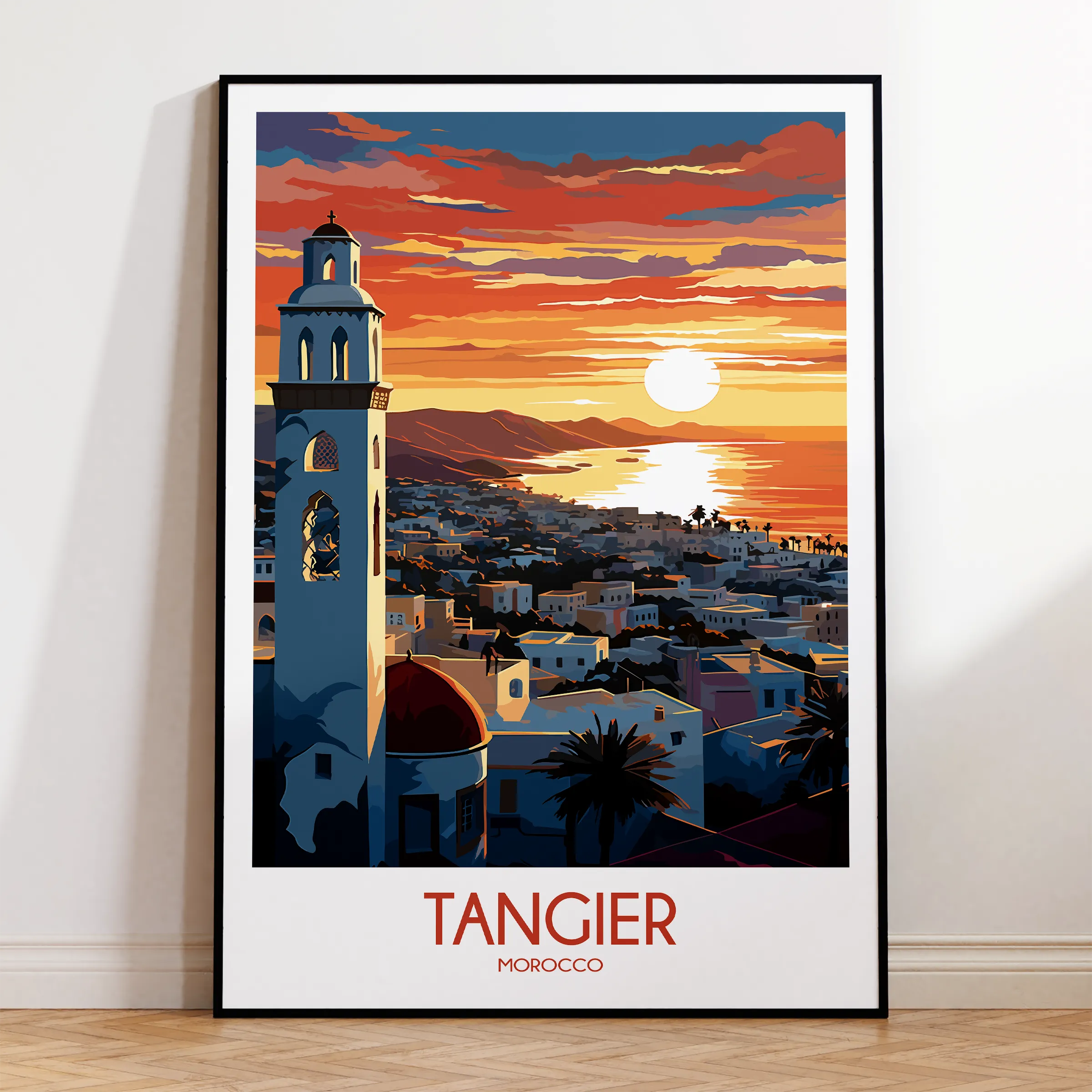 Tangier Vintage Style Print
