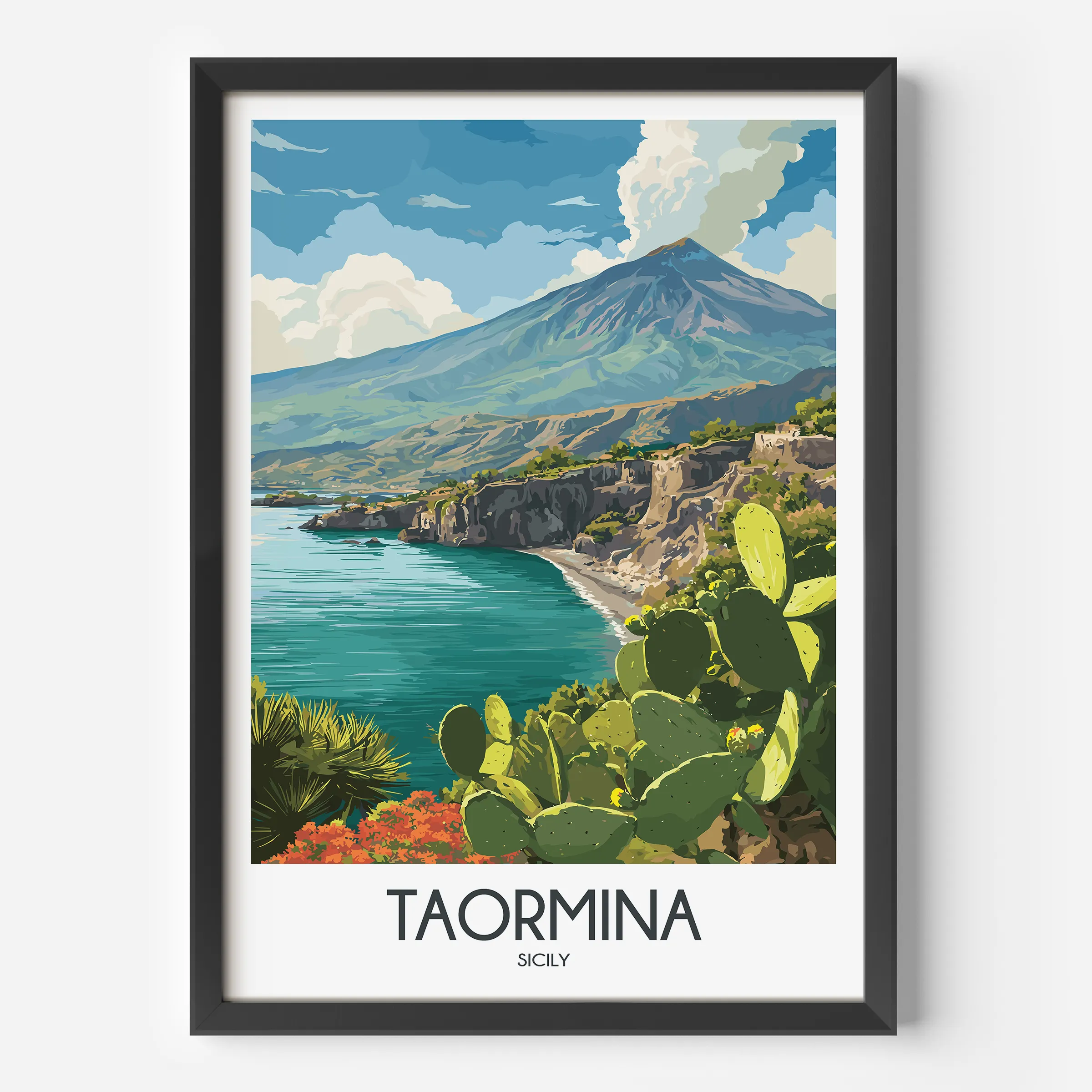 Taormina Destination Art Gift