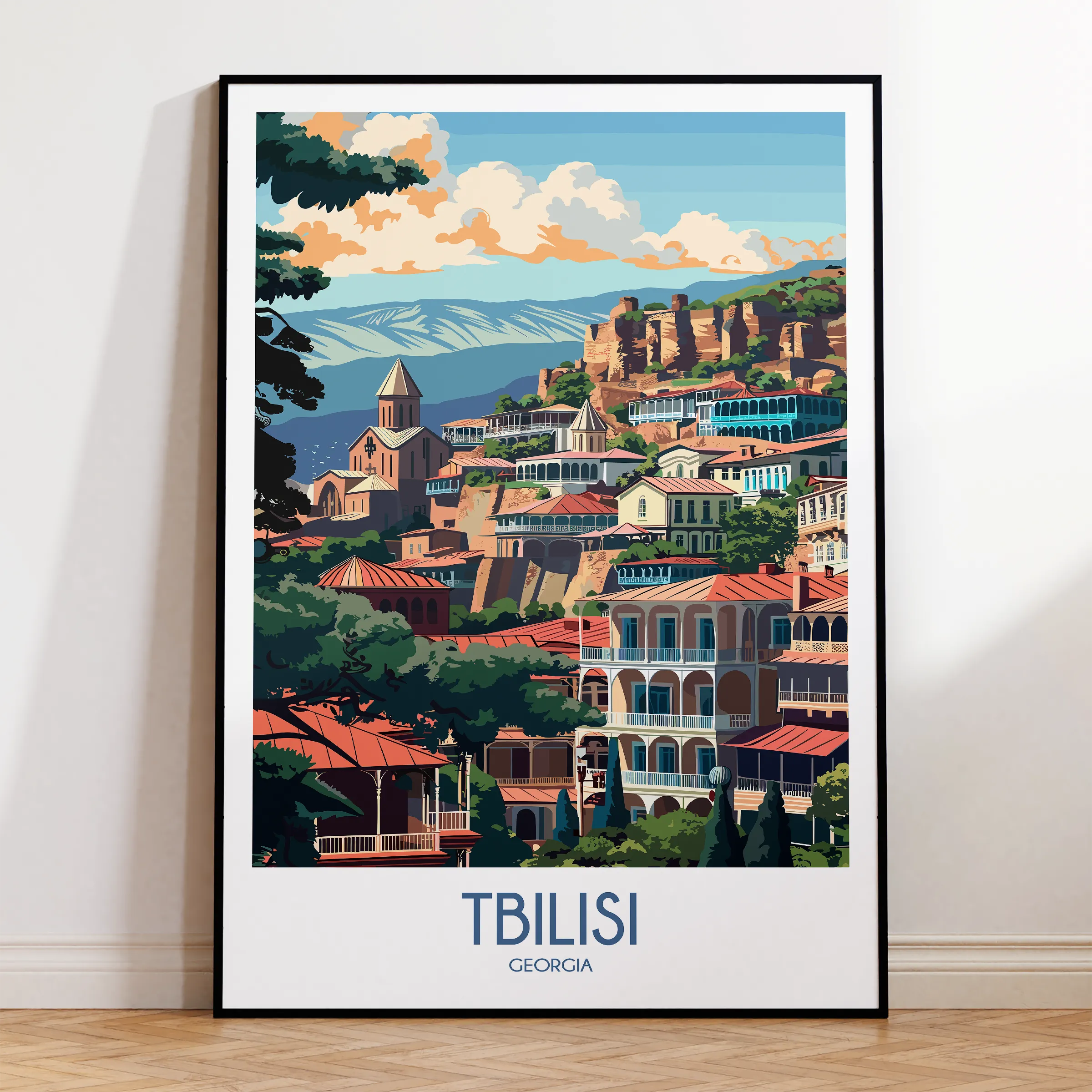 Tbilisi Scenic Landscape Art