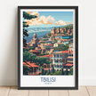 Tbilisi Vintage Style Print