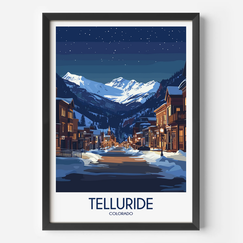 Telluride Destination Art Gift