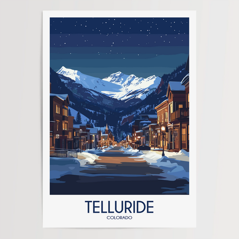 Telluride Souvenir Poster Print