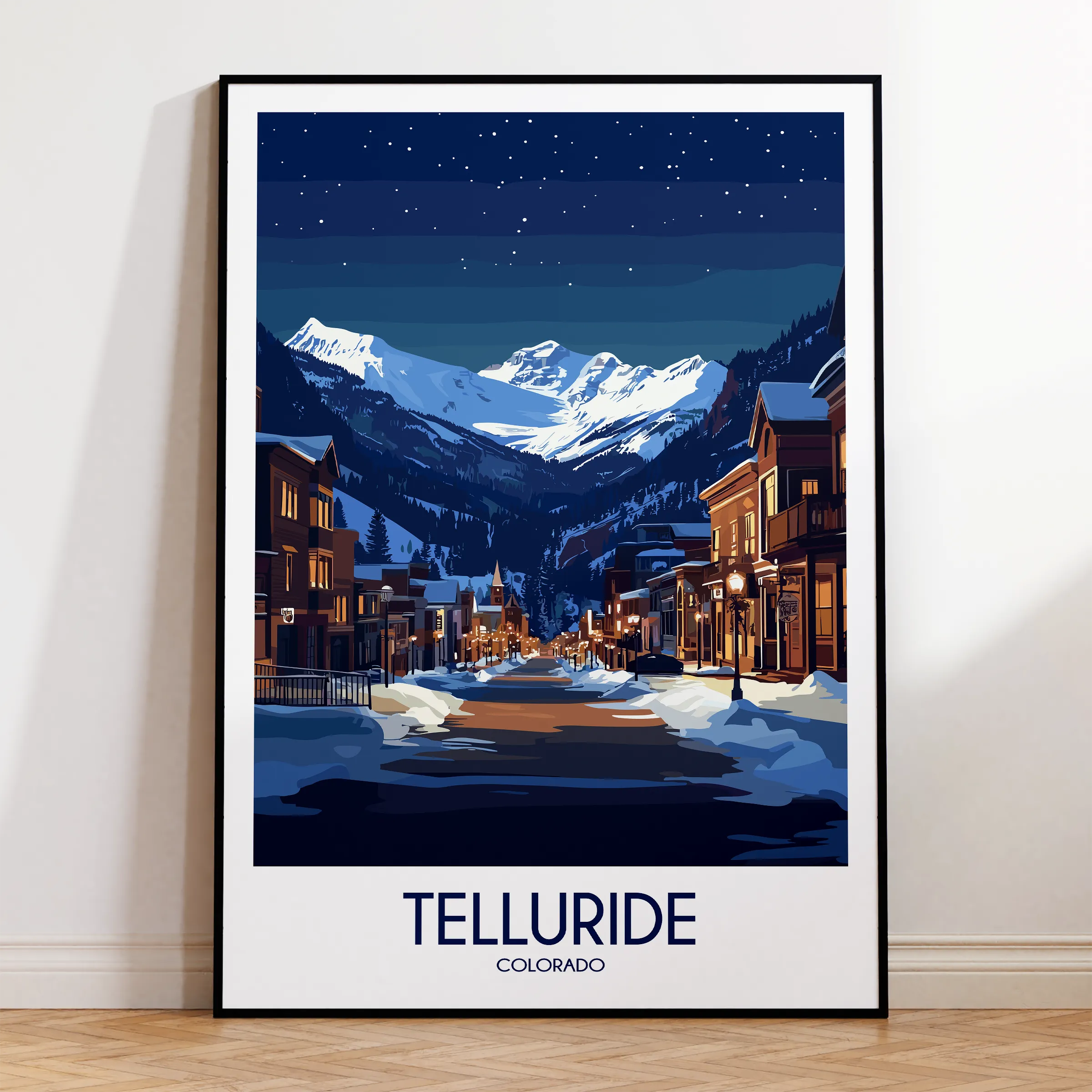 Telluride Vintage Style Print