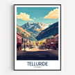 Telluride Vintage Style Print