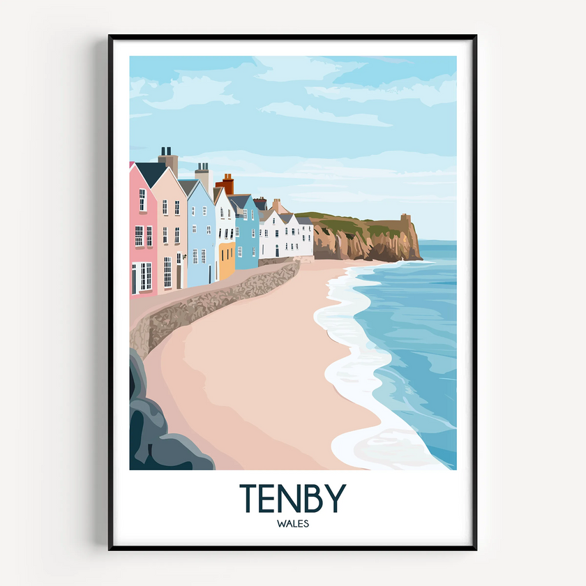 Tenby Destination Art Gift