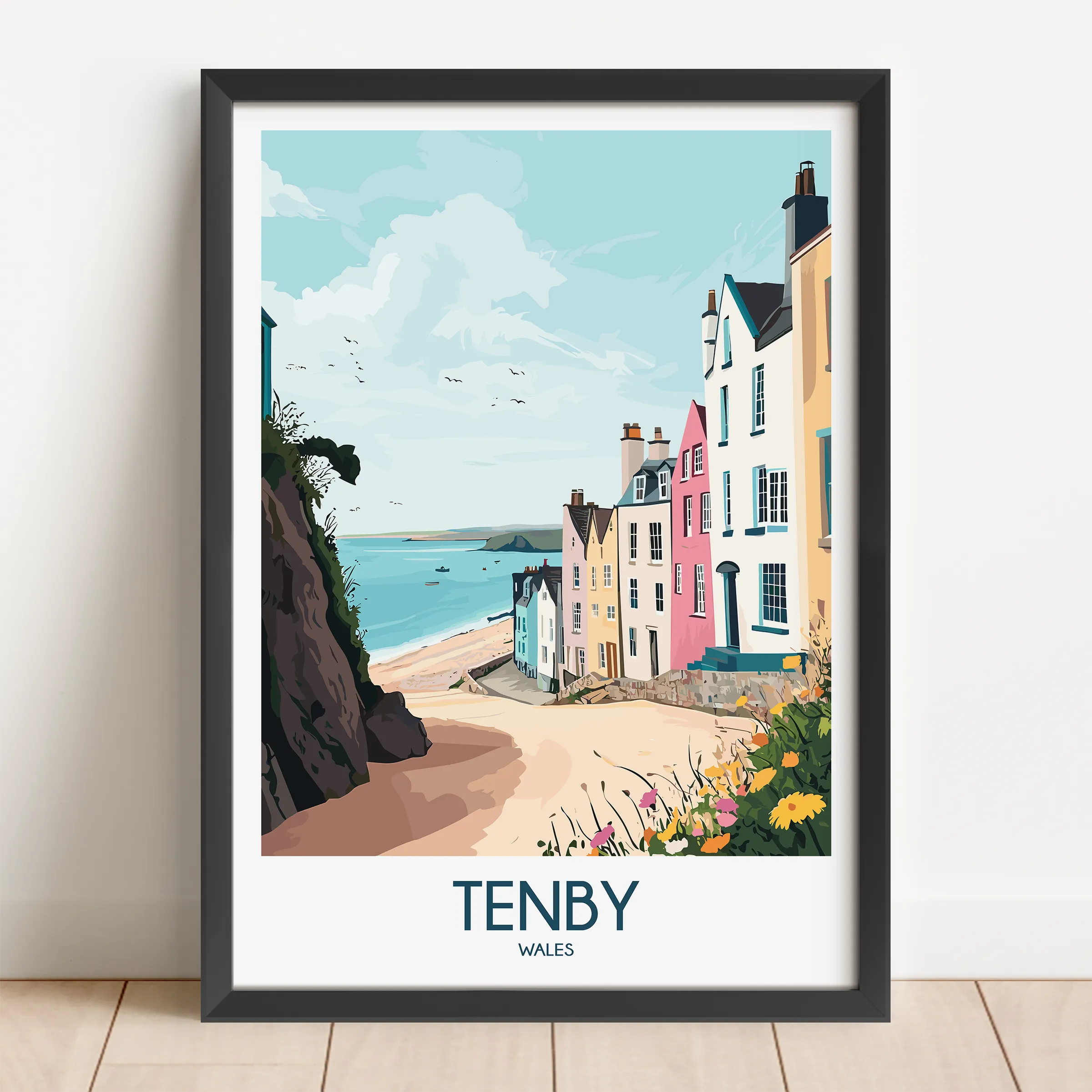 Tenby Minimalist Wall Art