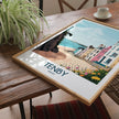 Tenby Retro Travel Illustration