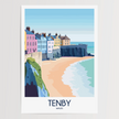Tenby Scenic Landscape Art