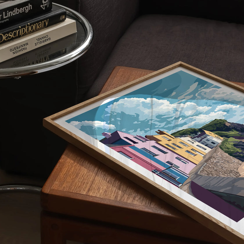 Tenby Souvenir Poster Print