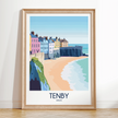 Tenby Souvenir Poster Print