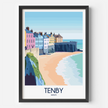 Tenby Vintage Style Print
