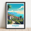 Tenerife Modern Travel Poster