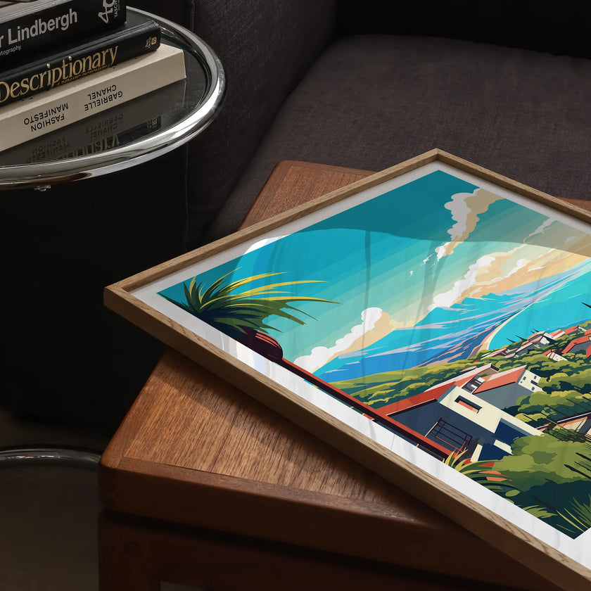 Tenerife Vintage Style Print