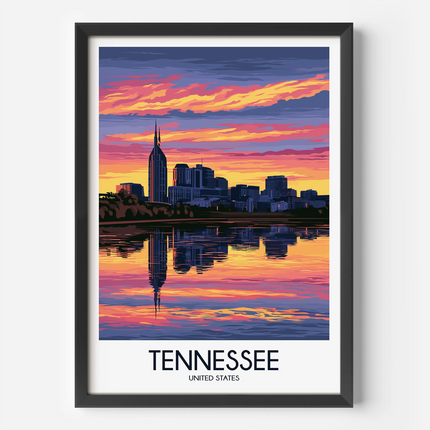 Tennessee Modern Travel Poster