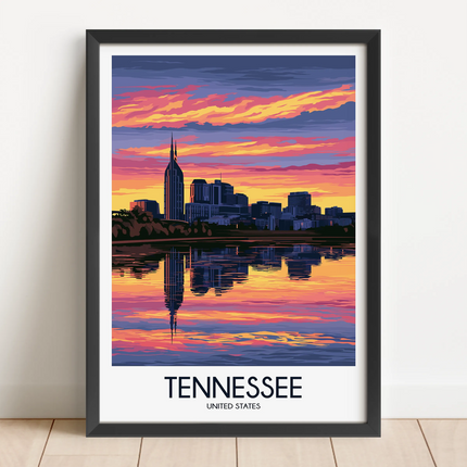 Tennessee Vintage Style Print