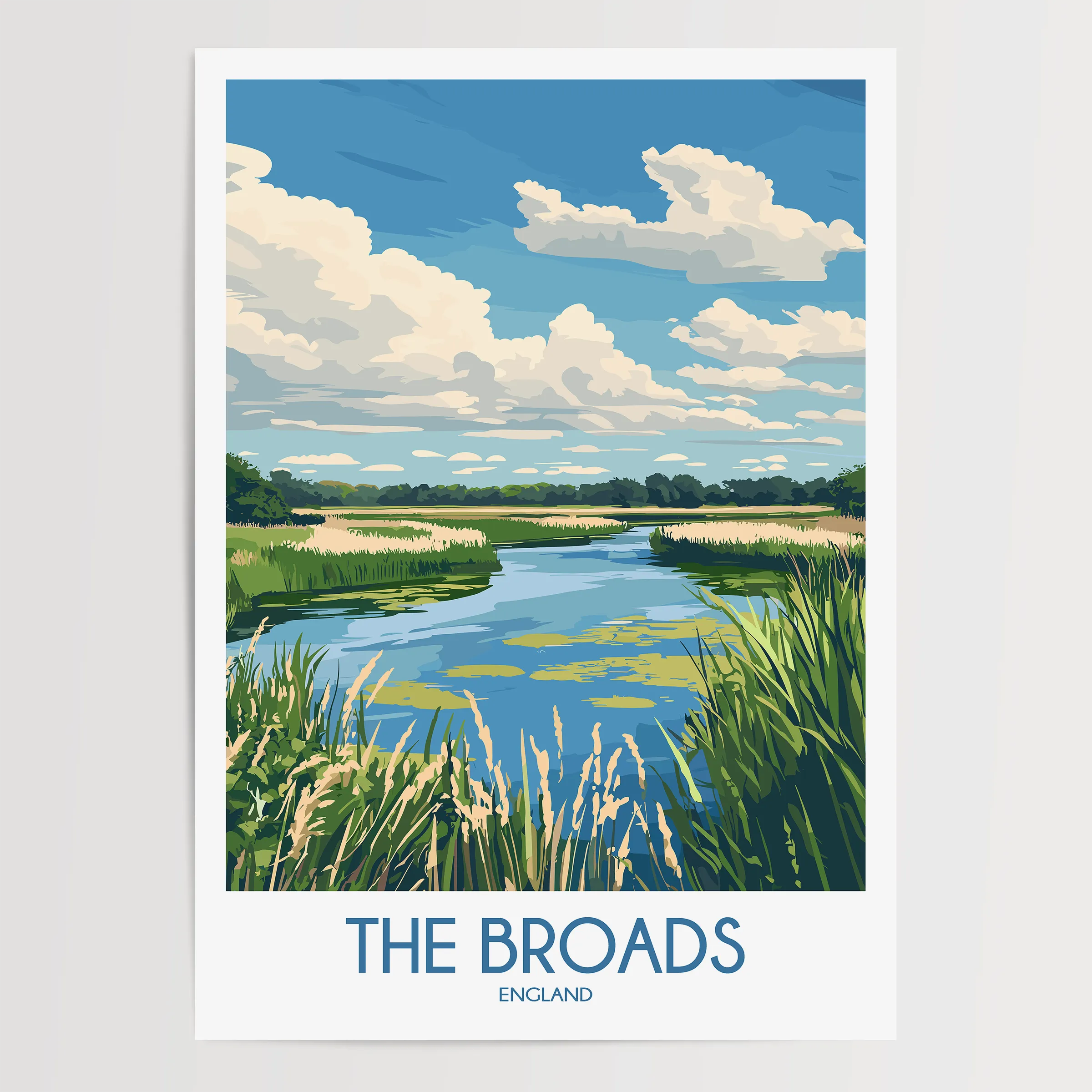 The Broads Destination Art Gift