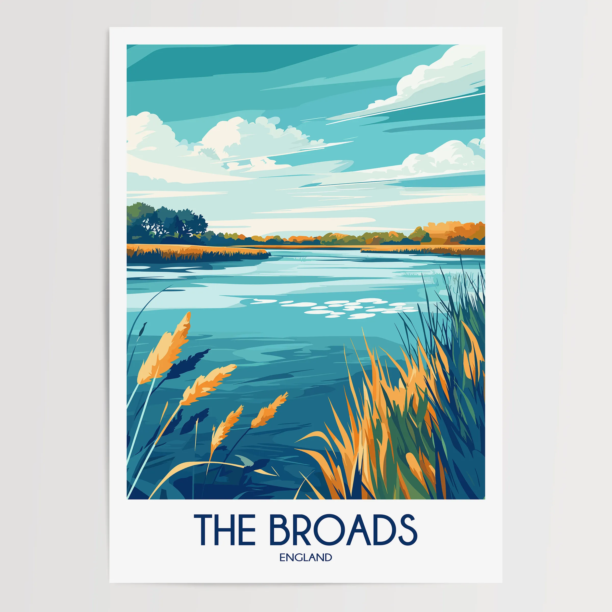 The Broads Scenic Landscape Art