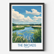 The Broads Souvenir Poster Print