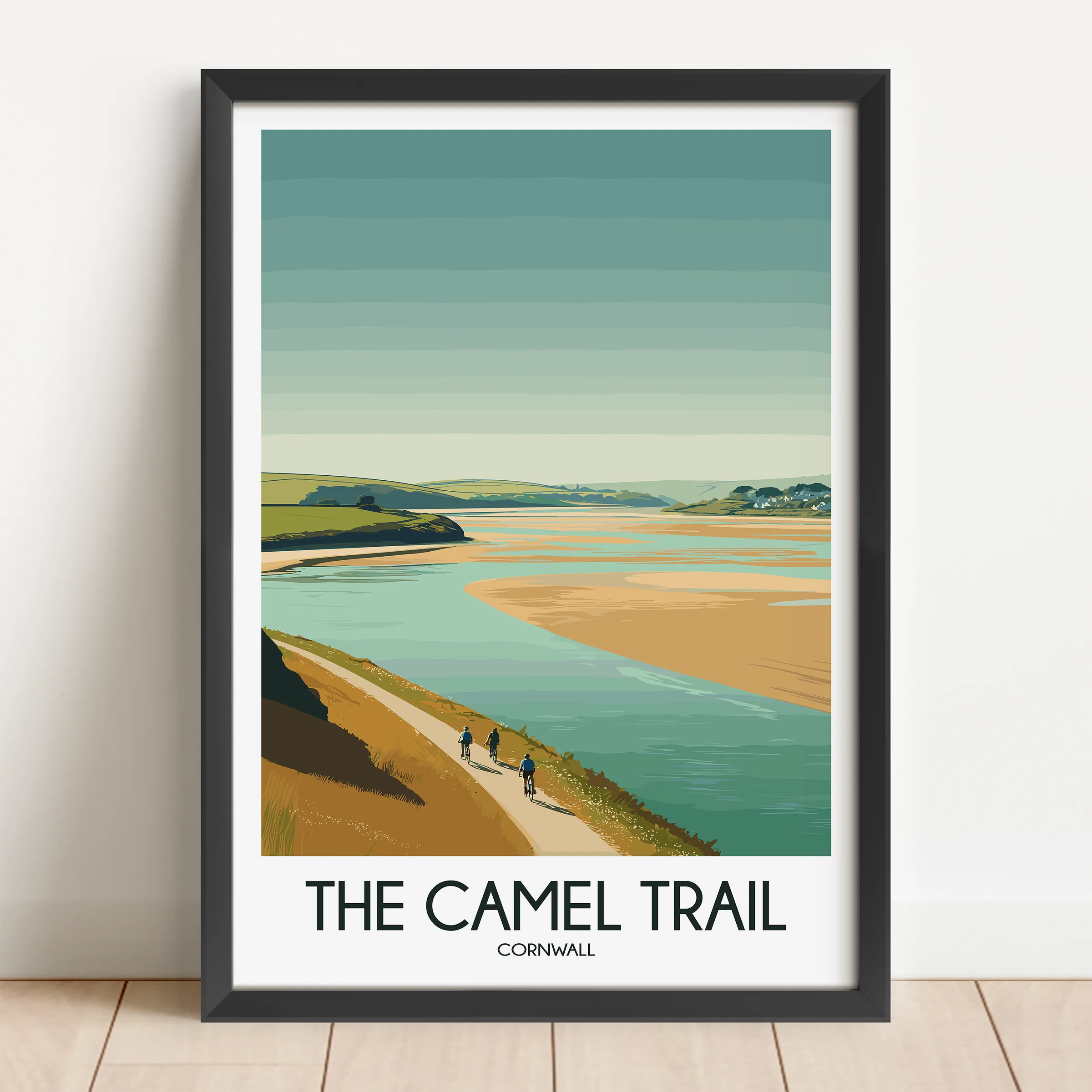 The Camel Trail Modern Travel Poster