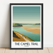 The Camel Trail Modern Travel Poster