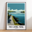 The Camel Trail Modern Travel Poster