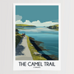 The Camel Trail Retro Travel Illustration