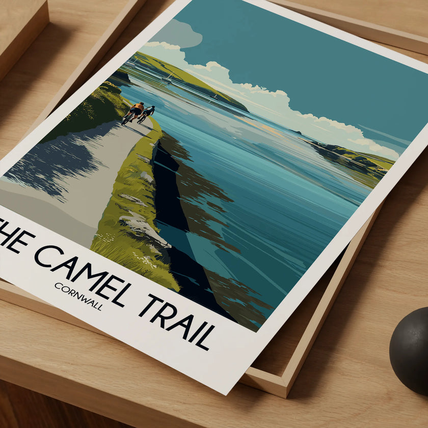 The Camel Trail Vintage Style Print