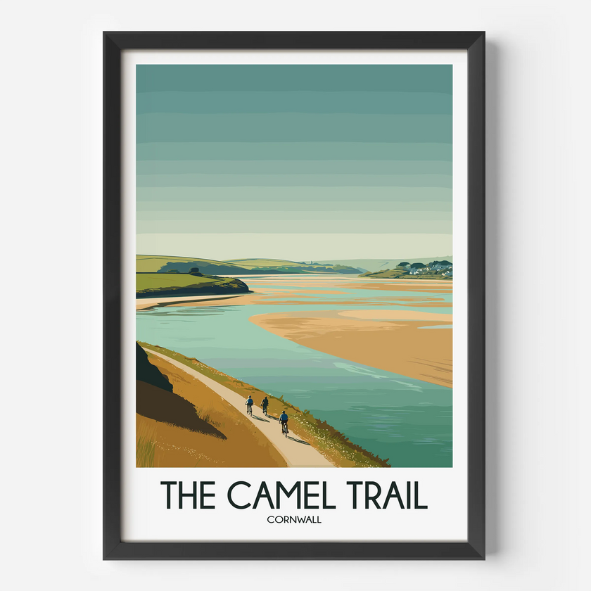 The Camel Trail Vintage Style Print