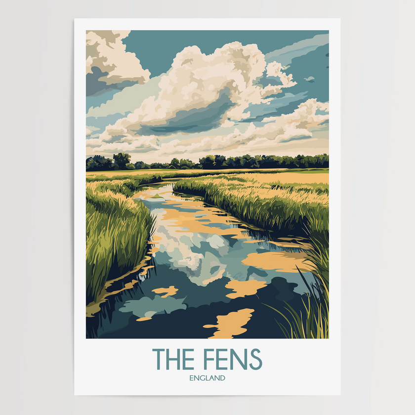The Fens Destination Art Gift