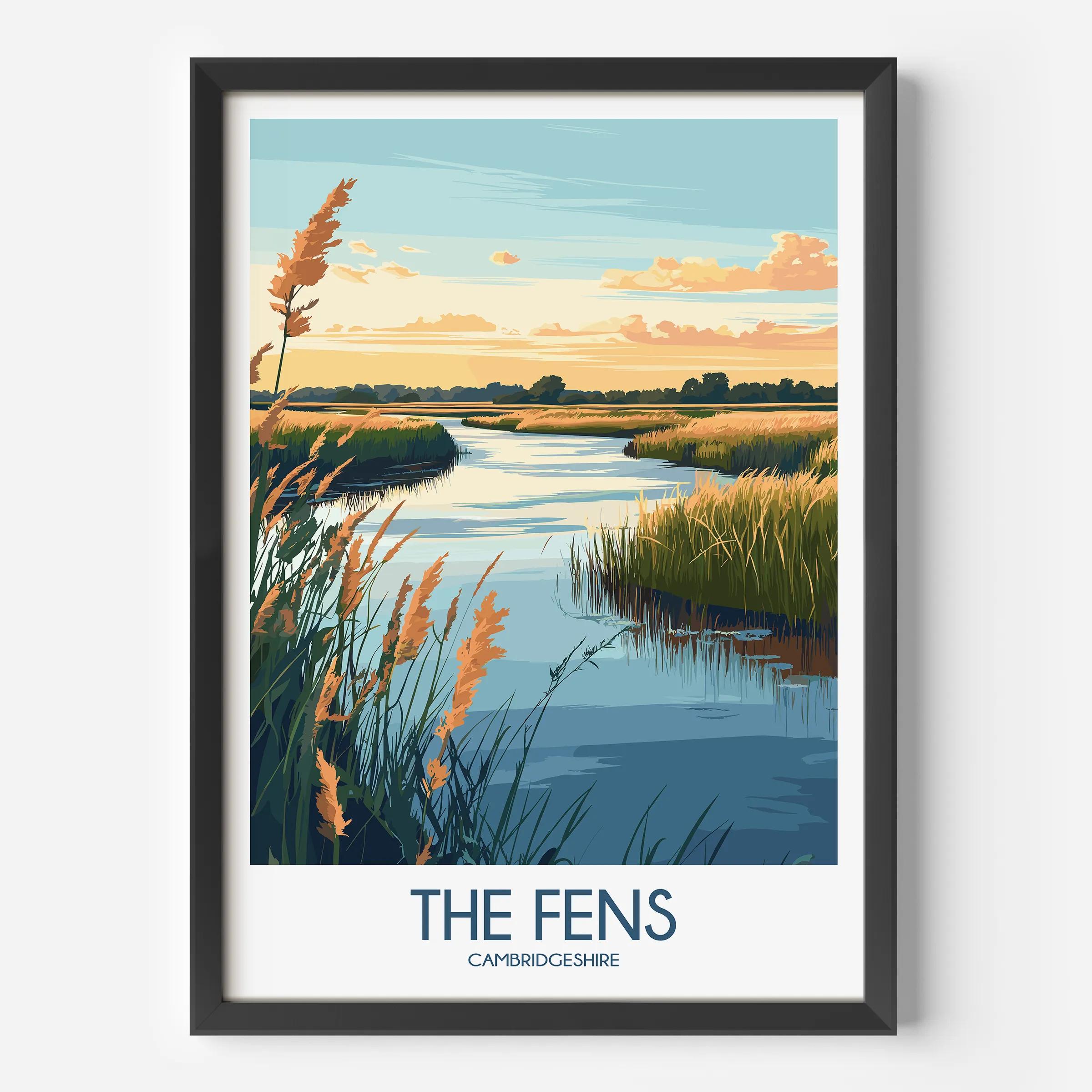 The Fens Destination Art Gift