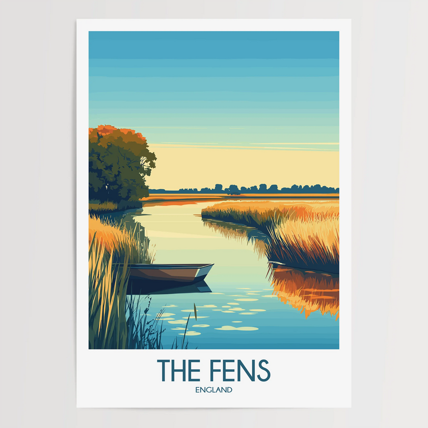 The Fens Minimalist Wall Art