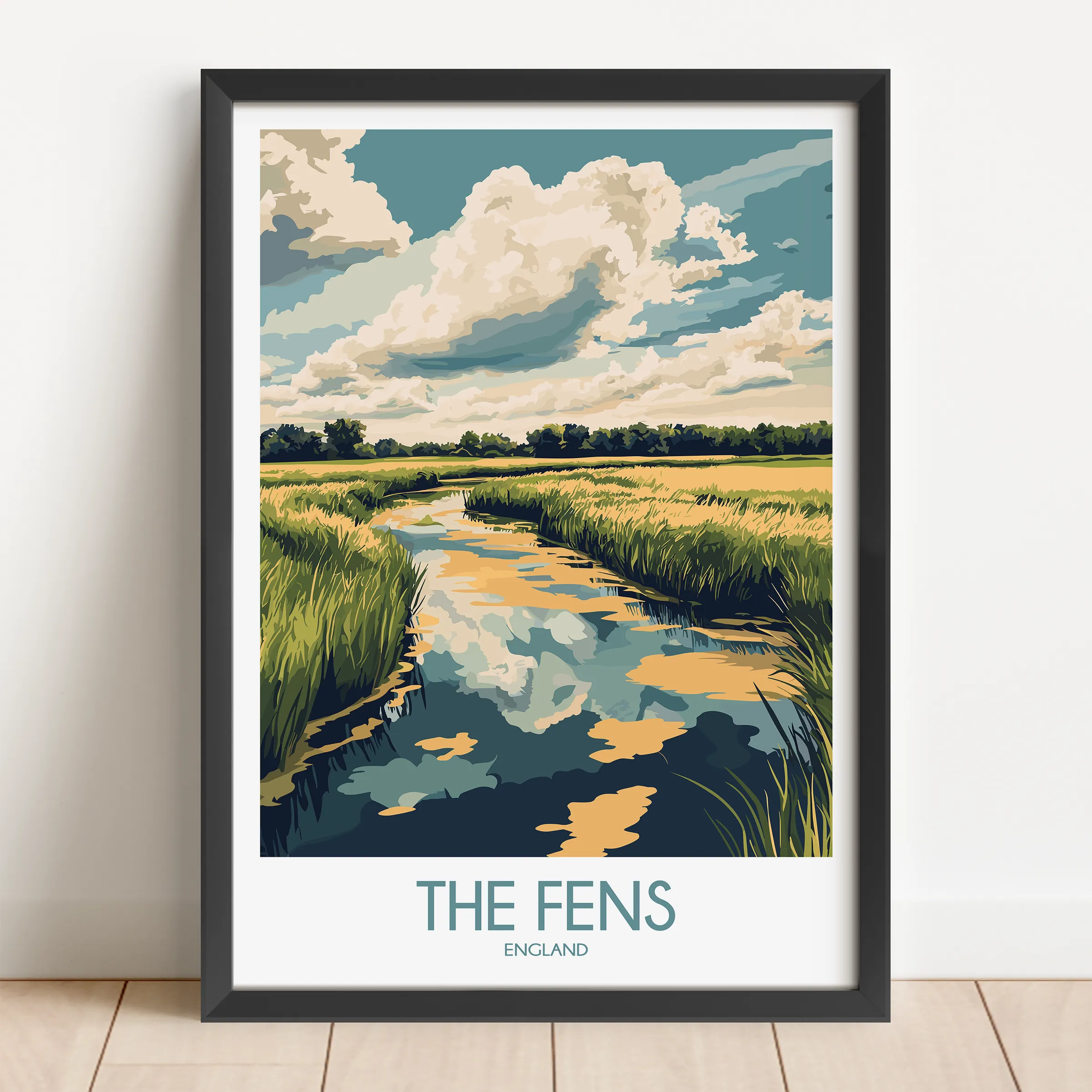 The Fens Scenic Landscape Art