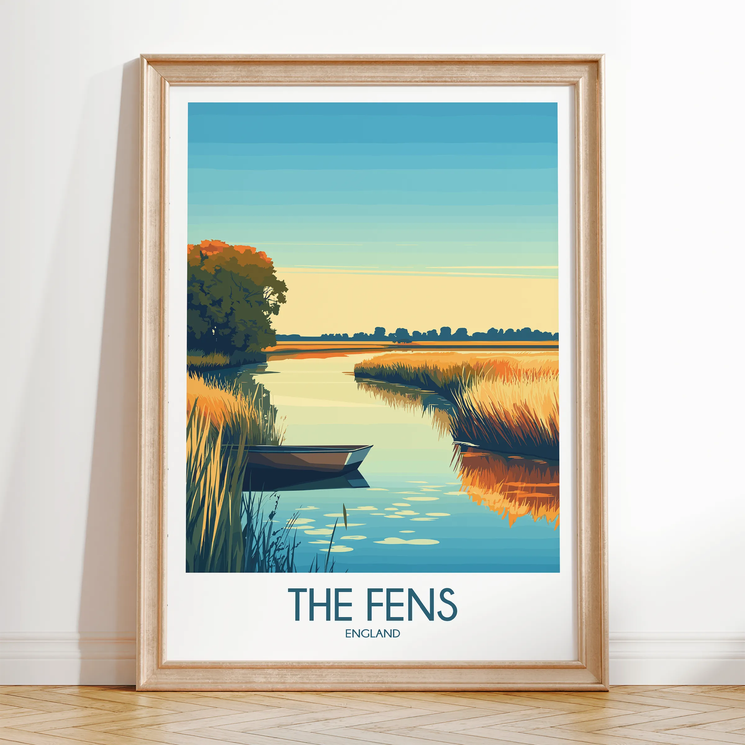 The Fens Souvenir Poster Print