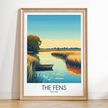 The Fens Souvenir Poster Print