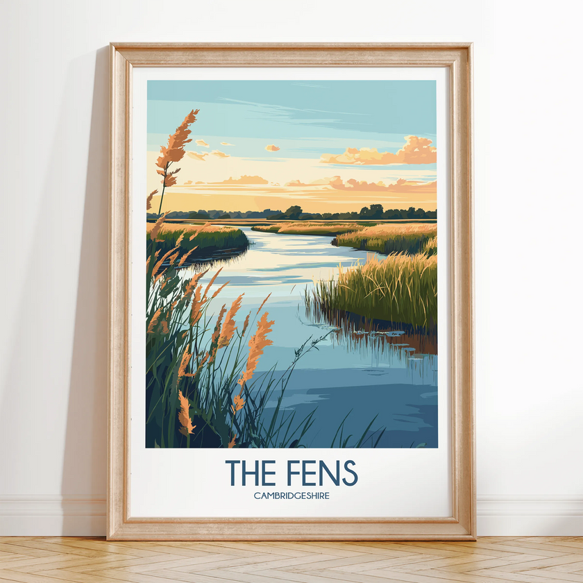 The Fens Souvenir Poster Print