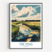 The Fens Souvenir Poster Print